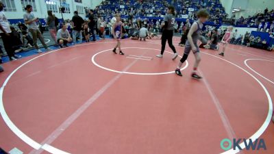 67-70 lbs Rr Rnd 3 - Landen Katus, Choctaw Ironman Youth Wrestling vs Zaiden Wanzer, Chandler Takedown Club