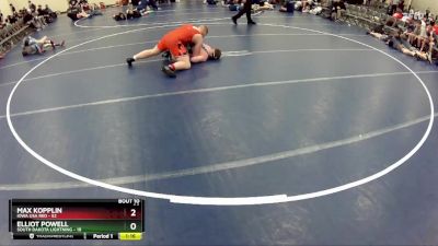 220 lbs Round 4 (6 Team) - Max Kopplin, Iowa USA Red vs Elliot Powell, South Dakota Lightning