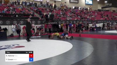 74 kg Rnd Of 128 - Keanu Hatcher, California vs Timothy Cowan, West Coast Regional Training Center