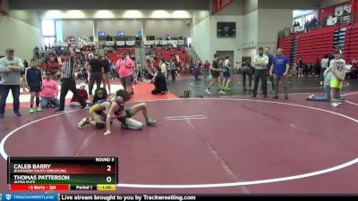 95 lbs Round 3 - Caleb Barry, Buckhorn Youth Wrestling vs Thomas Patterson, Alpha Elite