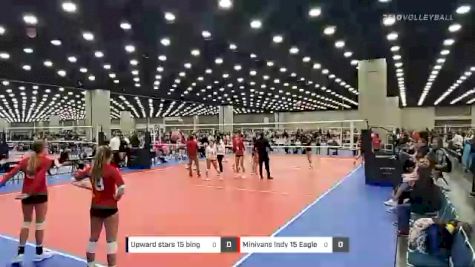 Upward stars 15 bing vs Minivans Indy 15 Eagles - 2022 JVA World Challenge presented by Nike - Expo Only