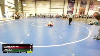 96 lbs Rd# 2 10:30am Friday - Cooper Moreland, Minion Black vs Landon Lill, Nauman Green