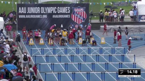 Youth Women's 100m Hurdles Championship, Semi-Finals 7 - Age 17-18