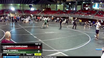 275 lbs 3rd Place Match - Lamberto Campuzano, CWO vs Trace Hamell, Hawks Wrestling Club (Lincoln)