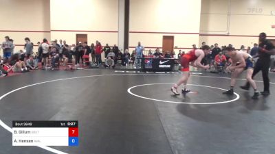 79 kg Rnd Of 32 - Bradley Gillum, Southern Illinois Regional Training Center vs Allen Hensen, Avalanche Wrestling Association