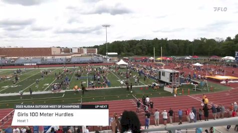 High School Girls' 100m Hurdles, Prelims 1