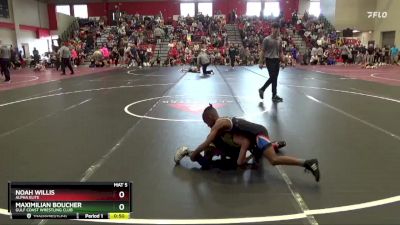 60 lbs Quarterfinal - Noah Willis, Alpha Elite vs Maximilian Boucher, Gulf Coast Wrestling Club