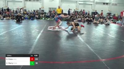 126 lbs Final - Kai Enos, Ares W.C. (MI) vs Caleb Perry, Pursuit