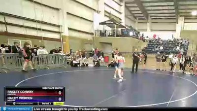 106 lbs 3rd Place Match - Paisley Conway, Oregon vs Hailey Worden, Nevada