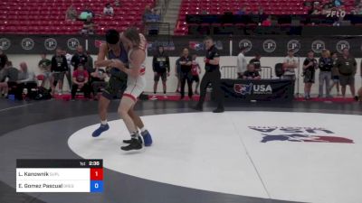 60 kg Rnd Of 32 - Lukas Kanownik, Suples Wrestling Club vs Eleazar Gomez Pascual, Oregon