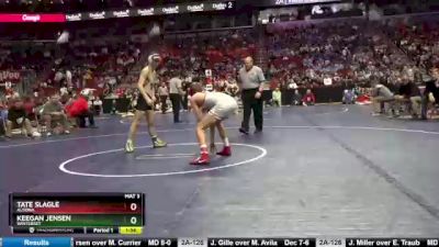 2A-138 lbs Quarterfinal - Keegan Jensen, Winterset vs Tate Slagle, Algona