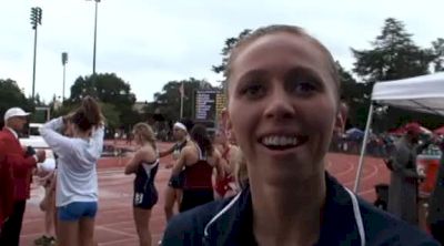 Katie Palmer BYU 800 winner at the 2011 Stanford Invitational