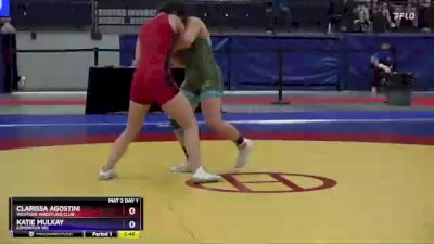 68 kg Round 2 - Clarissa Agostini, Westside Wrestling Club vs Katie Mulkay, Edmonton WC