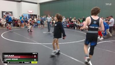 100 lbs Quarterfinal - Carrig Hogan, C2X vs Sam Slack, Eastside Youth Wrestling