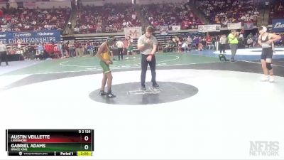 D 2 126 lbs Champ. Round 1 - Gabriel Adams, Grace King vs Austin Veillette, Lakeshore