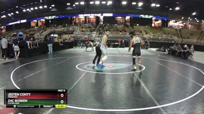 126 lbs Cons. Round 7 - Zac Bosken, Cleveland vs Jesten Conty, Freedom