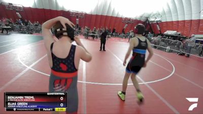 135 lbs Quarterfinal - Benjamin Treml, X-Factor Elite Wrestling vs Elias Green, Askren Wrestling Academy