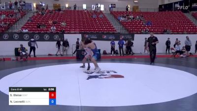 67 kg Cons 8 #1 - Steven Bleise, Central Valley RTC vs Nicholas Leonetti, Suples Wrestling Club