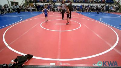 61 lbs 3rd Place - Jeremiah Sanchez, Sperry Wrestling Club vs Baron Brown, R.A.W.