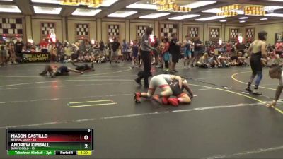 125 lbs Finals (8 Team) - Mason Castillo, Revival Gray vs Andrew Kimball, SVRWC Gold