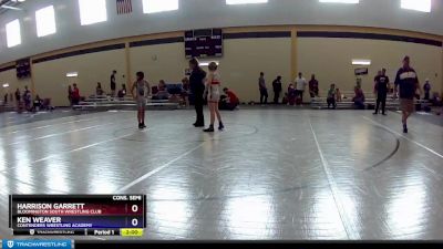 86 lbs Cons. Semi - Harrison Garrett, Bloomington South Wrestling Club vs Ken Weaver, Contenders Wrestling Academy