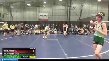 100 lbs Round 3 (6 Team) - Cale Nedens, Montana Maroon vs Teague Berjord, South Dakota Thunder