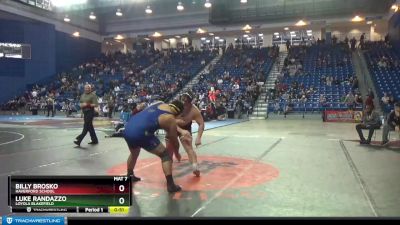 285 lbs Cons. Round 7 - Billy Brosko, Haverford School vs Luke Randazzo, Loyola Blakefield