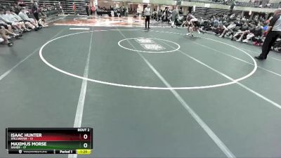 172 lbs Quarterfinals (8 Team) - Maximus Morse, Xavier vs Isaac Hunter, Stillwater