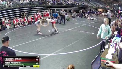 120 lbs Round 2 (6 Team) - Reese Anderson, Kansas Lavendar Dragon vs Meredith Bargen, Nebraska Red