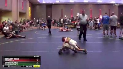 49 lbs Round 3 (4 Team) - Jaxon Burke, MO Outlaws Gold vs Bennett Todd, Operators