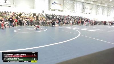 44 lbs Semifinal - Klyde Kampnich, Black Belt Wrestling Academy vs Benjamin Countermine, Guilderland Youth Wrestling