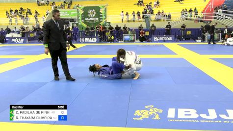 CAMILLA PADILHA DE PINHO vs RAYSSA THAYARA OLIVEIRA DE OLIVE 2024 Brasileiro Jiu-Jitsu IBJJF