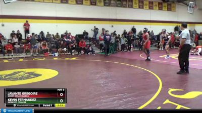 197 lbs Quarterfinal - Javante Gregoire, Santa Rosa College vs Kevin Fernandez, Modesto College