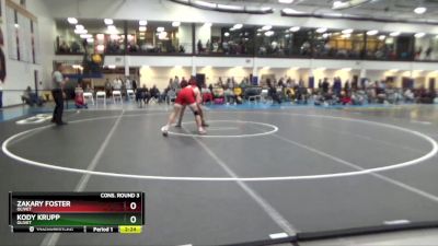 197 lbs Cons. Round 3 - Zakary Foster, Olivet vs Kody Krupp, Olivet