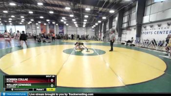 84 lbs Rd# 10- 4:00pm Saturday Final Pool - William Edwards, Scorpions vs Korben Collae, PA Blue
