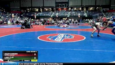 2A-157 lbs Cons. Round 2 - Luke Clay, Rockmart vs Jalen Darden, Central (Macon)