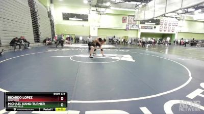 157 lbs Cons. Round 2 - Ricardo Lopez, SAN PEDRO vs Michael Kang-Turner, GRANADA HILLS