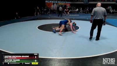 165G Cons. Round 1 - Justine Erickson-Bradney, Bethel High School vs Wynter Yeager, Nikiski High School