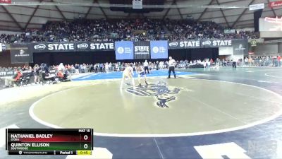 3A 138 lbs Cons. Round 2 - Quinton Ellison, Southridge vs Nathaniel Badley, O`Dea