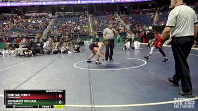 1A 132 lbs Quarterfinal - Dontae Smith, Thomasville vs Benjamin Jordan, Avery County