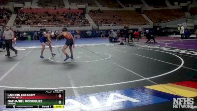 D3-138 lbs Cons. Round 1 - Landon Gregory, Poston Butte vs Nathaniel Rodriguez, Safford