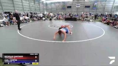 170 lbs 4th Wrestleback (16 Team) - Nicholas Santiago, Team Florida vs Kael Campos, Washington