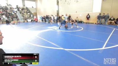 172 Boys Cons. Round 2 - Kevin Ramirez, San Marcos vs Harrison Quinto, St Augustine