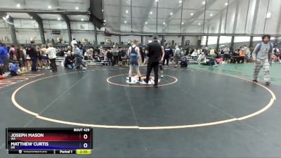 132 lbs Cons. Round 3 - Joseph Mason, WA vs Matthew Curtis, OR