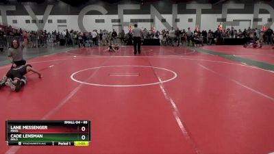 85 lbs Quarterfinal - Cade Lensman, GRLO vs Lane Messenger, MOCE