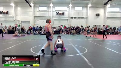 96 lbs Round 1 (10 Team) - Kaine Lewis, Bandits vs Mason Gregor, Rambler WC