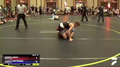 130 lbs Semifinal - Logan Carstensen, Arsenal WC vs Joseph Hartz, Revolution