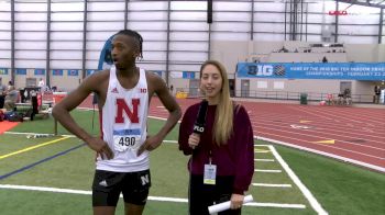 Antoine Lloyd After Breaking Through In 60m Hurdles