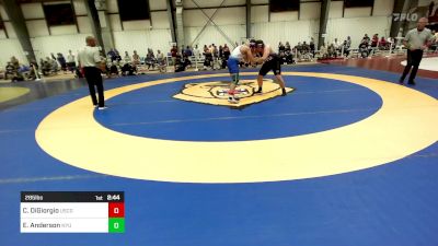 285 lbs Semifinal - Carl DiGiorgio, Coast Guard vs Evan Anderson, New York University