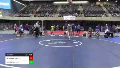 100 lbs Consi Of 4 - Mason Alexander, Stevensville, PA vs Keegan Hersey, Chesapeake, VA